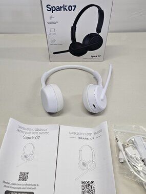 Wireless Headset with Mic for Work, Bluetooth 5.4 Headphones with AI Noise Canc…